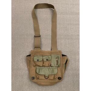 Rothco Men One Size Brown Combat Canvas Shoulder Bag Military